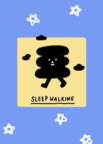 Sleep Walking | YABAI YABAI, screenprint